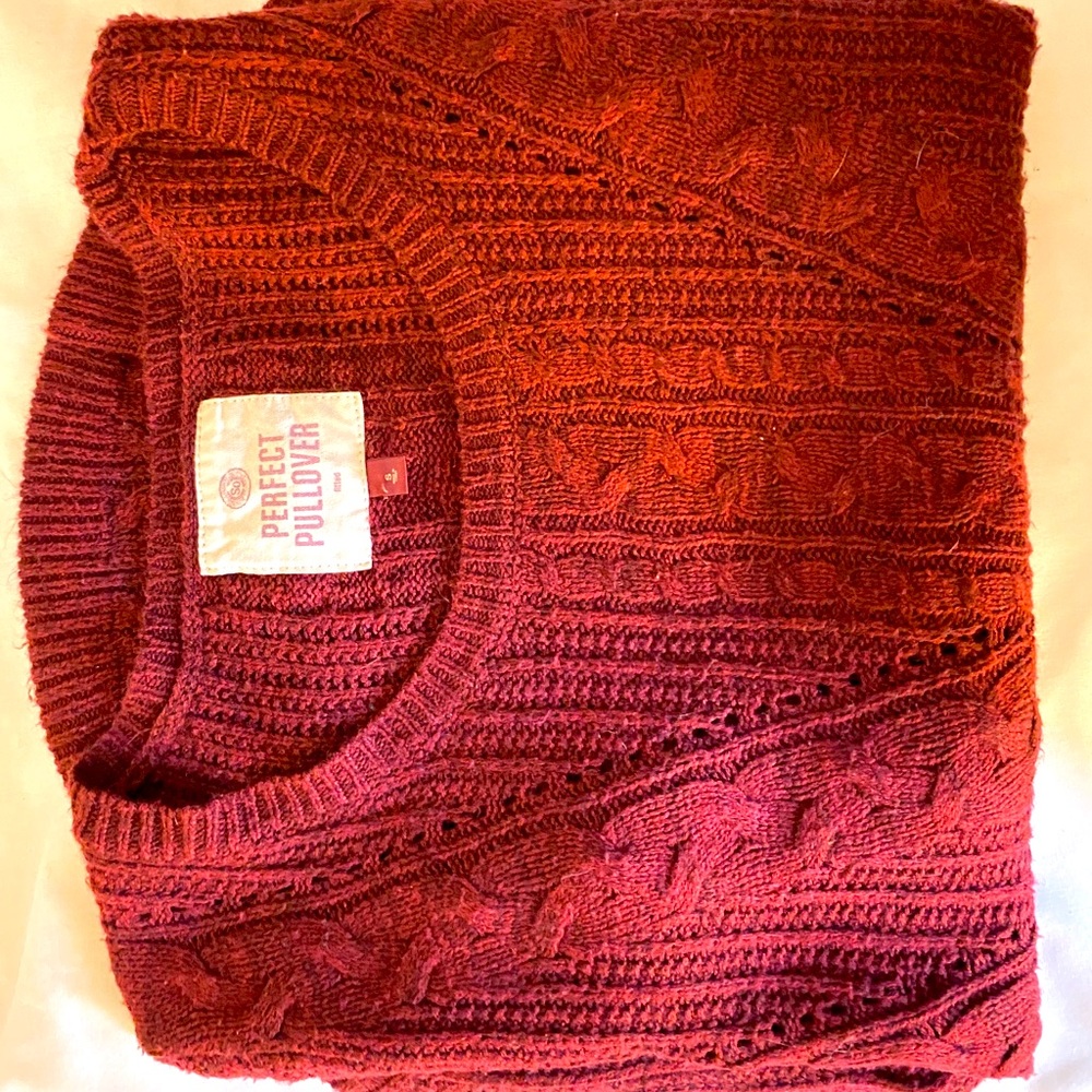 Perfect Pull Over Red Sweater